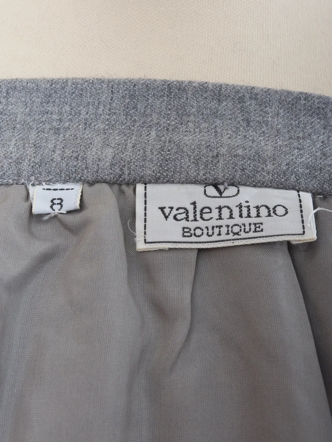 Valentino Wool midi skirt