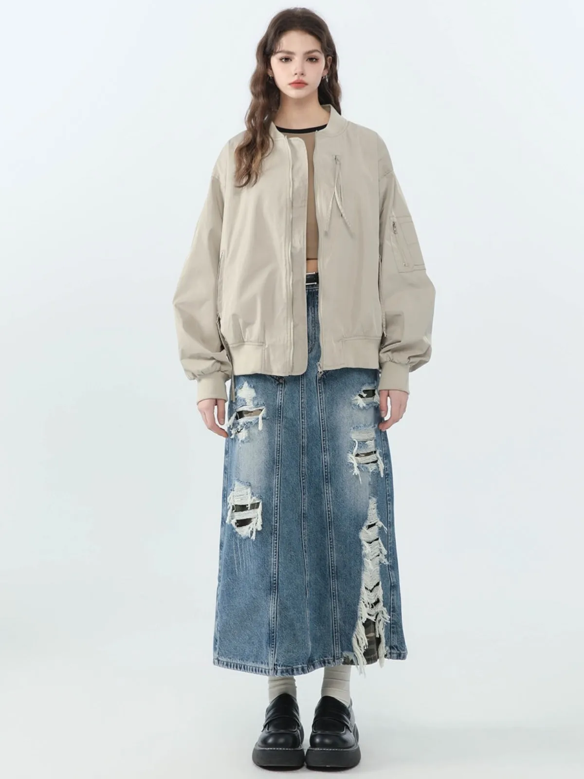 WLS Retro Multi-Pocket Flight Jacket