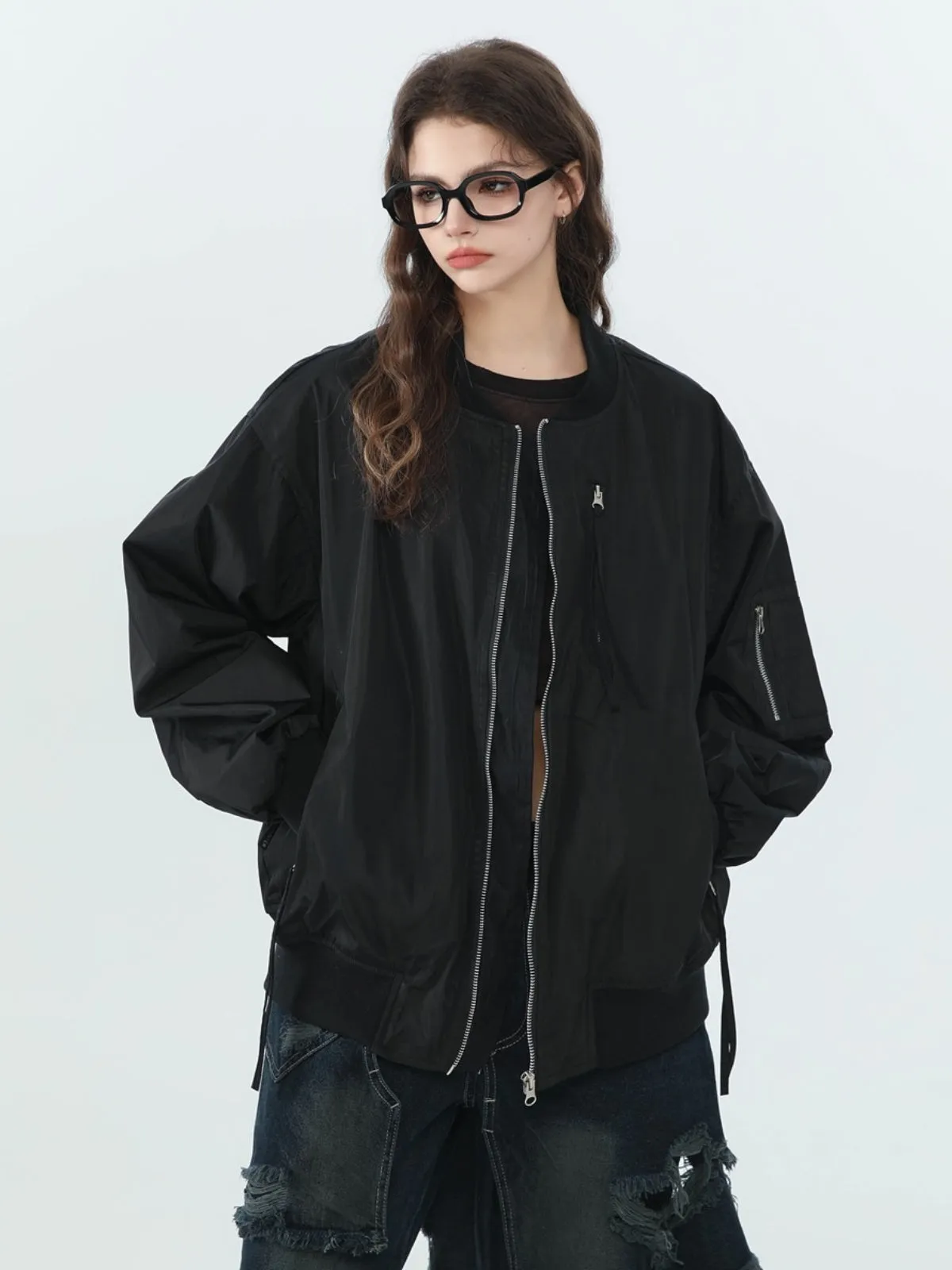 WLS Retro Multi-Pocket Flight Jacket